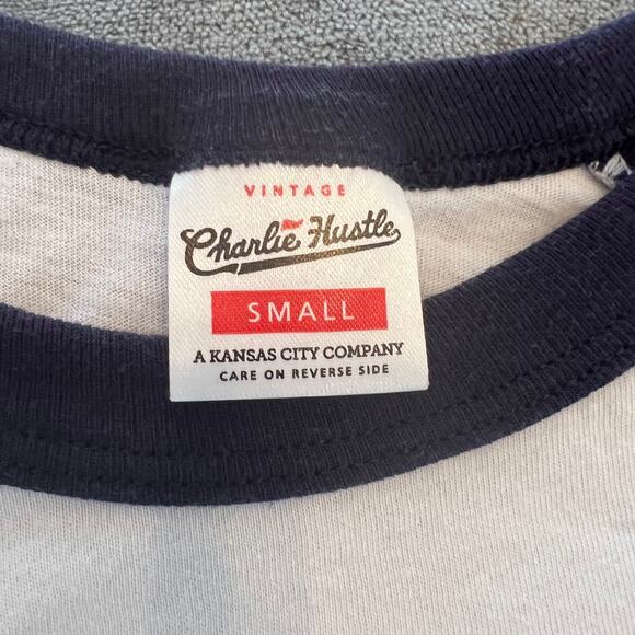 Charlie Hustle KC Heart Baseball T-Shirt Size Small - Picture 4 of 9